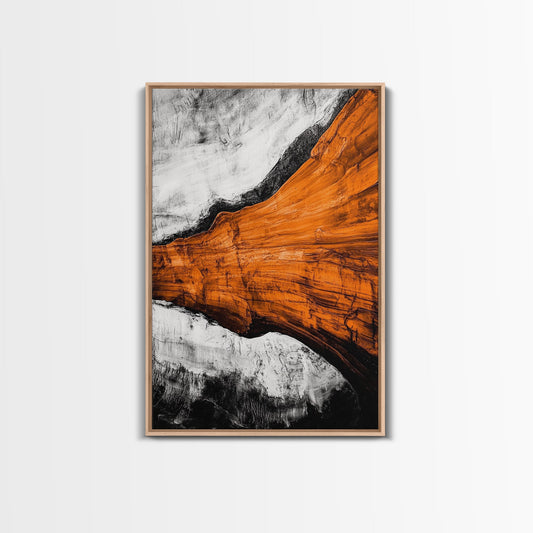 Desert Abstract, Earthy Canvas Print