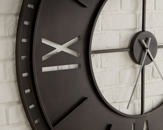Wall Clock - Antique Brown