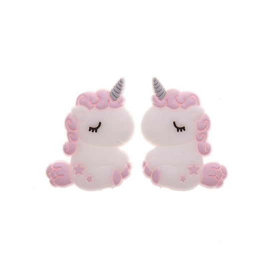 Silicone Unicorn Teether Beads