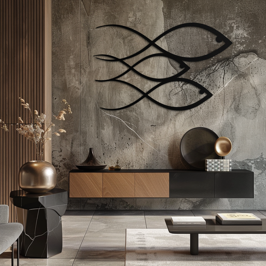 Fish Metal Wall Art