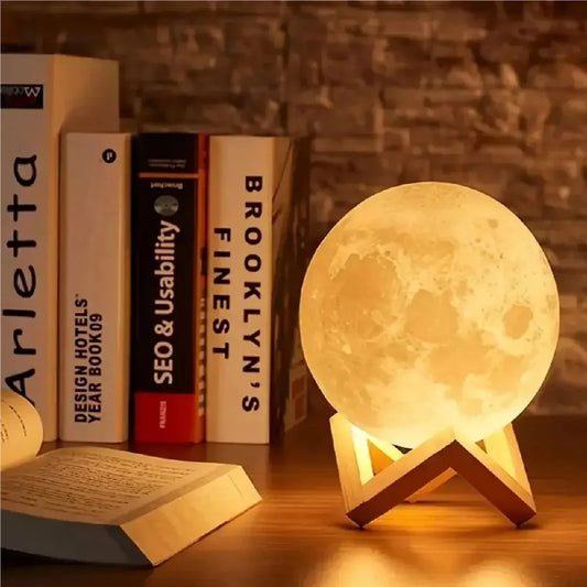 LED Moon Night Light Warm White