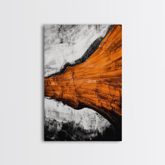 Desert Abstract, Earthy Canvas Print