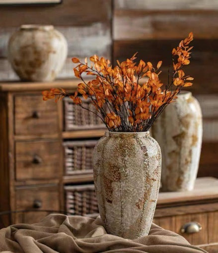 Chinese Wabi-Sabi Style Ceramic Vase