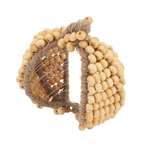 Beaded Pumpkin Shaped Napkin Rings