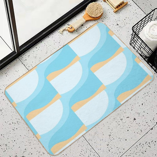 Sea And Sand Bath Mat
