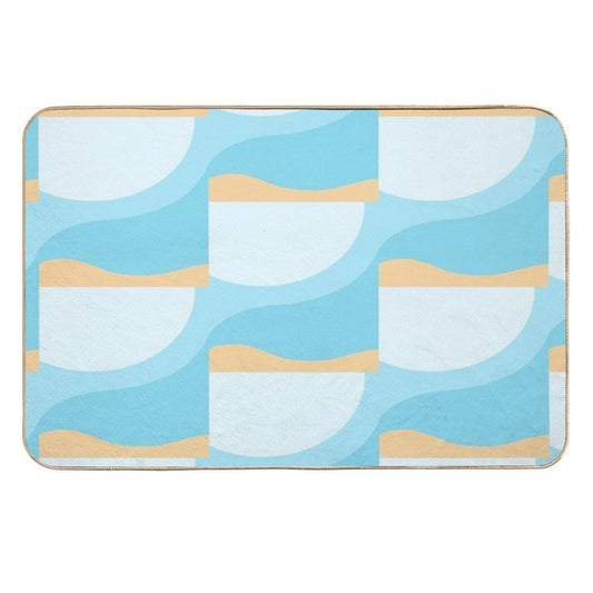 Sea And Sand Bath Mat