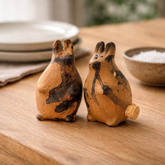 Conejo Salt & Pepper Shakers Set