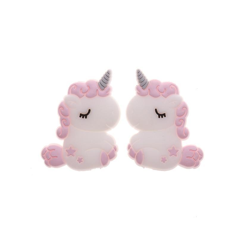 Silicone Unicorn Teether Beads
