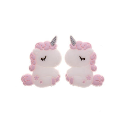 Silicone Unicorn Teether Beads