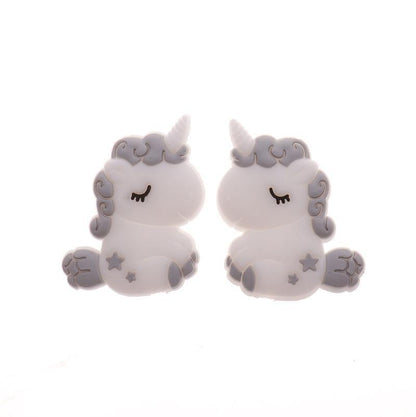 Silicone Unicorn Teether Beads