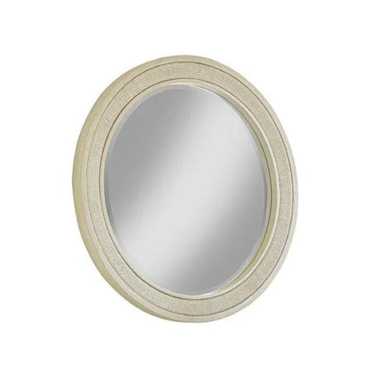 Woven Wood Framed Wall Mirror