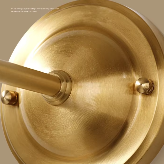 Modern Solid Copper & Acrylic Cylinder Wall Sconce