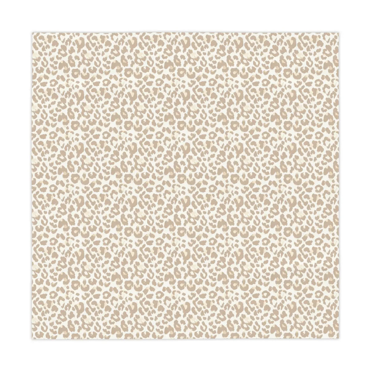 DipaliZ Leopard Print Tablecloth Beige Neutral Animal Print