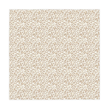 DipaliZ Leopard Print Tablecloth Beige Neutral Animal Print