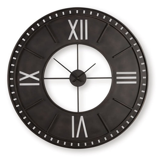 Wall Clock - Antique Brown