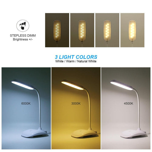 Touch LED Desk Lamp USB Dimmable