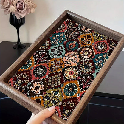 Tray - Vintage Wooden Square