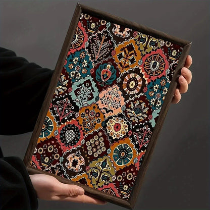 Tray - Vintage Wooden Square